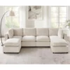 Modular Sectional Sofa, Convertible Sofa Couch Modular Sofa with Ottoman, Sectional Sofas for Living Room Small Apartments