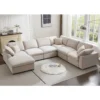 Movable 7 Seater L-Shaped Chenille Sofa